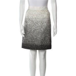 Kate spade Sz4 black and white tweed skirt